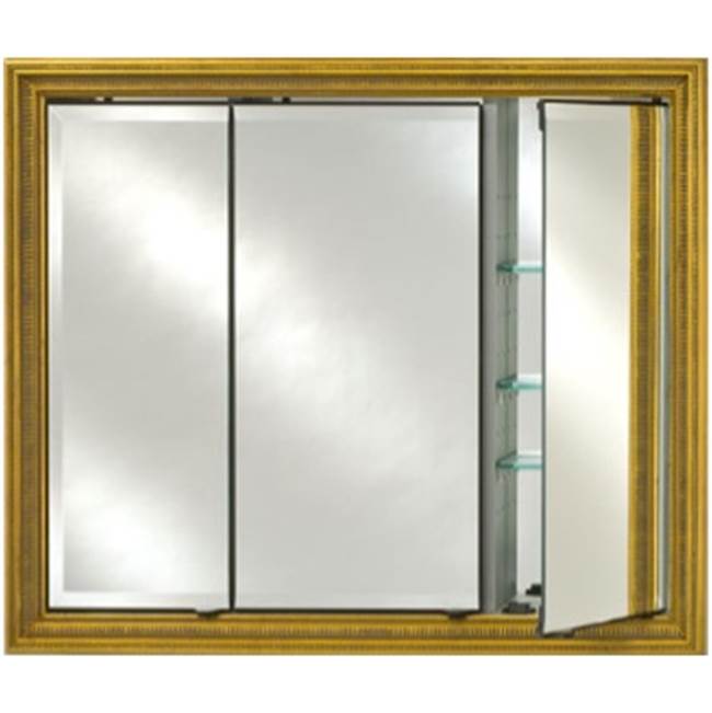 Afina Corporation Triple Door 44X30 Recessed Tuscany Gold