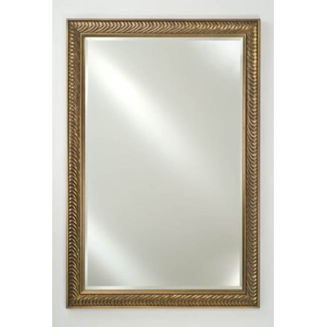 Afina Corporation Framed Mirror 20X26 Meridian Silver/Silver Beveled
