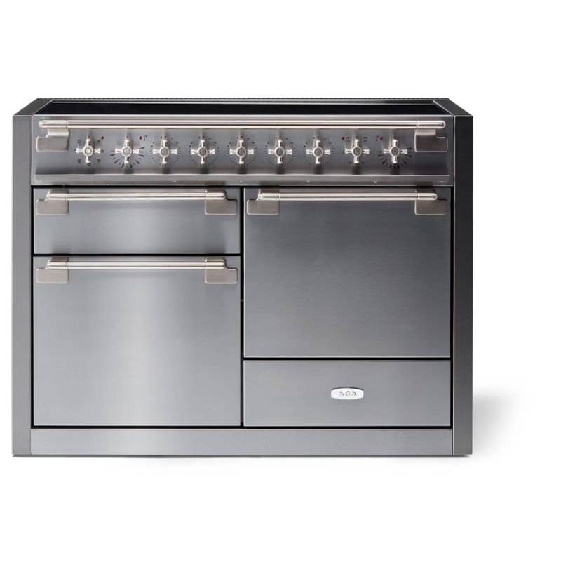 AGA Elise 48'' Induction Range - Stainless Steel W/Brass Accents