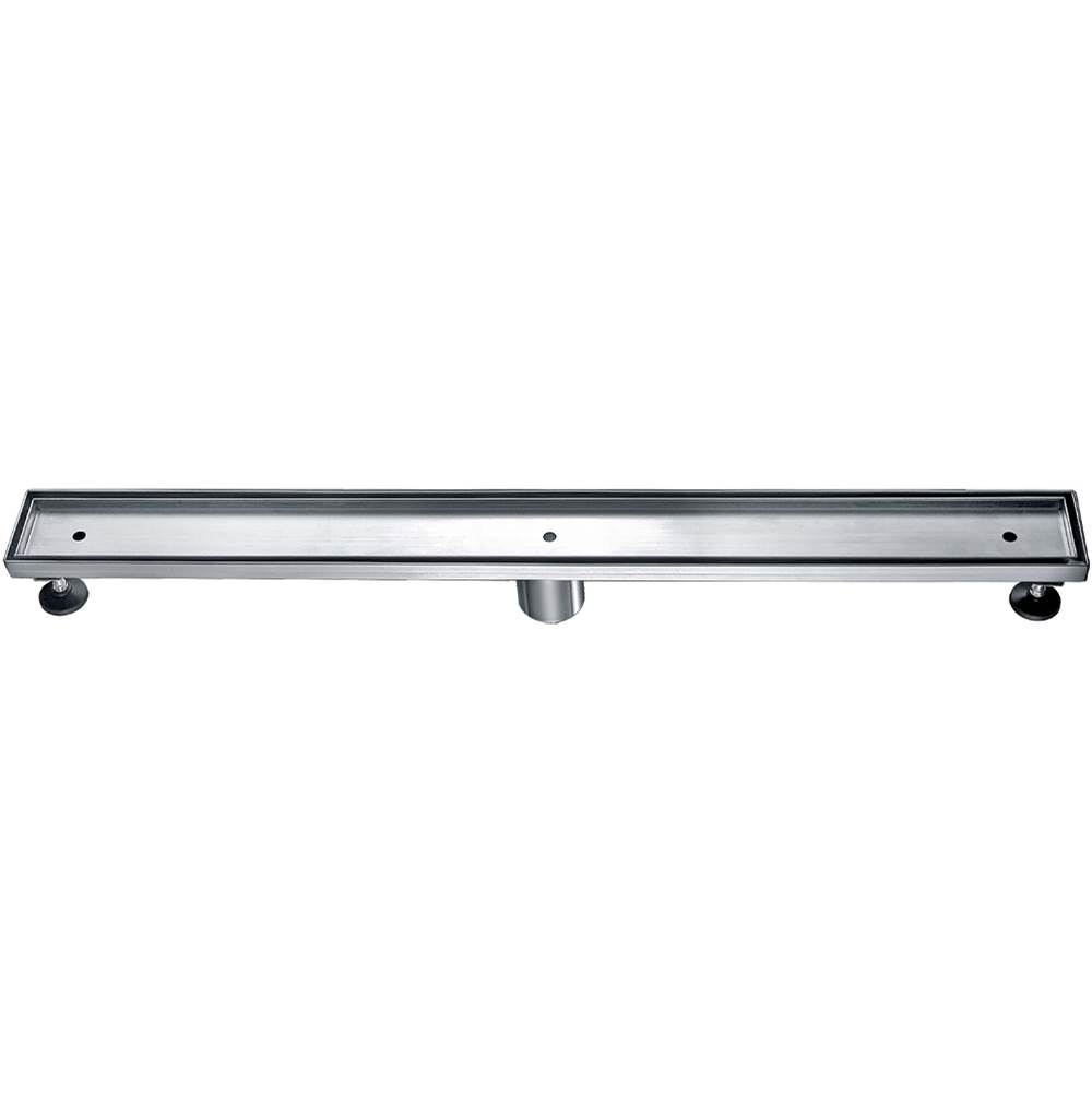 Alfi Trade 32'' Modern Stainless Steel Linear Shower Drain w/o Cover