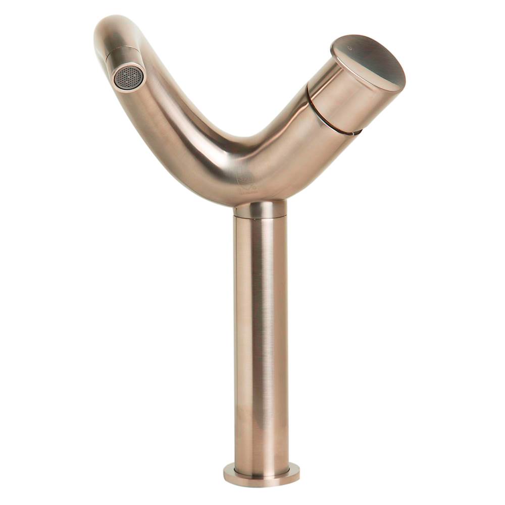 Alfi Trade Tall Wave Brushed Nickel Single Lever Bathroom Faucet