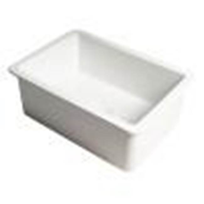Alfi Trade White 27'' x 18'' Fireclay Undermount / Drop In Firelcay Kitchen Sink