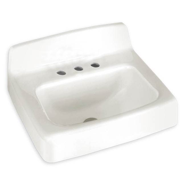American Standard Regalyn™ Cast Iron Wall-Hung Sink With 4-Inch Centerset