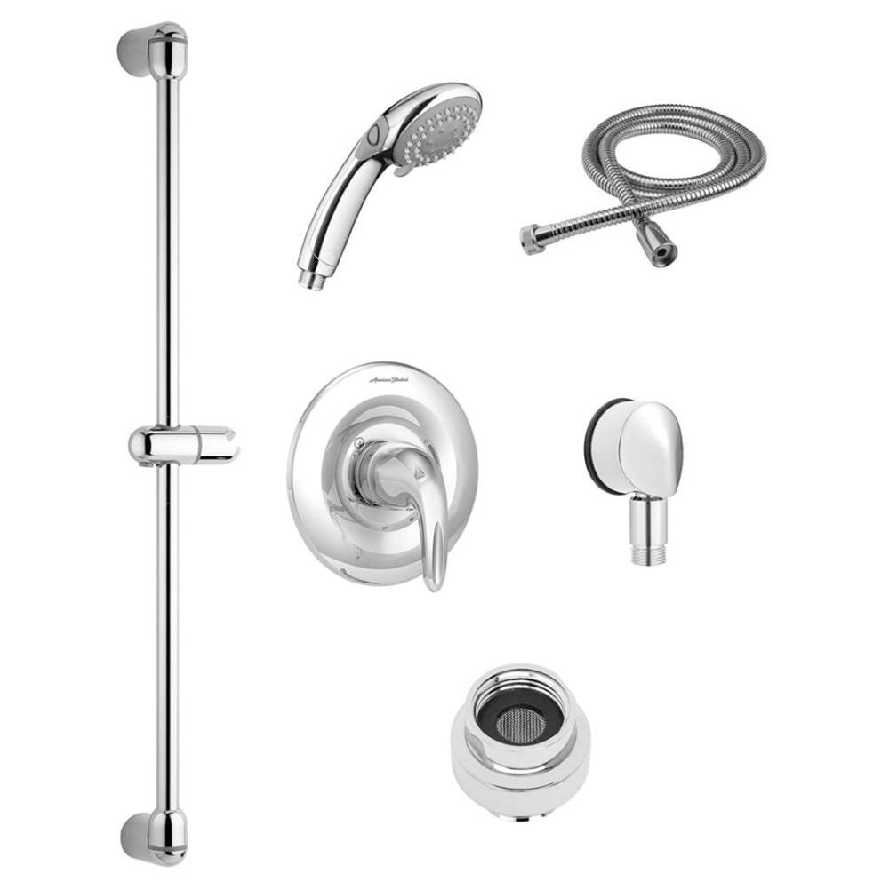 American Standard Commercial Shower System Trim Kit 1.5 gpm/5.7 Lpm With 36-Inch Slide Bar and Hand Shower