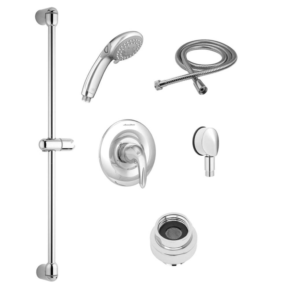 American Standard Commercial Shower System Trim Kit 2.5 gpm/9.5 Lpm With 36-Inch Slide Bar and Hand Shower