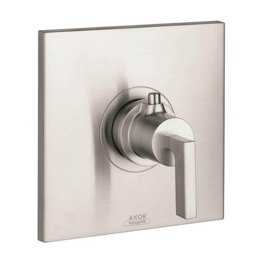 Axor Citterio Thermostatic Trim HighFlow with Lever Handle in Brushed Nickel