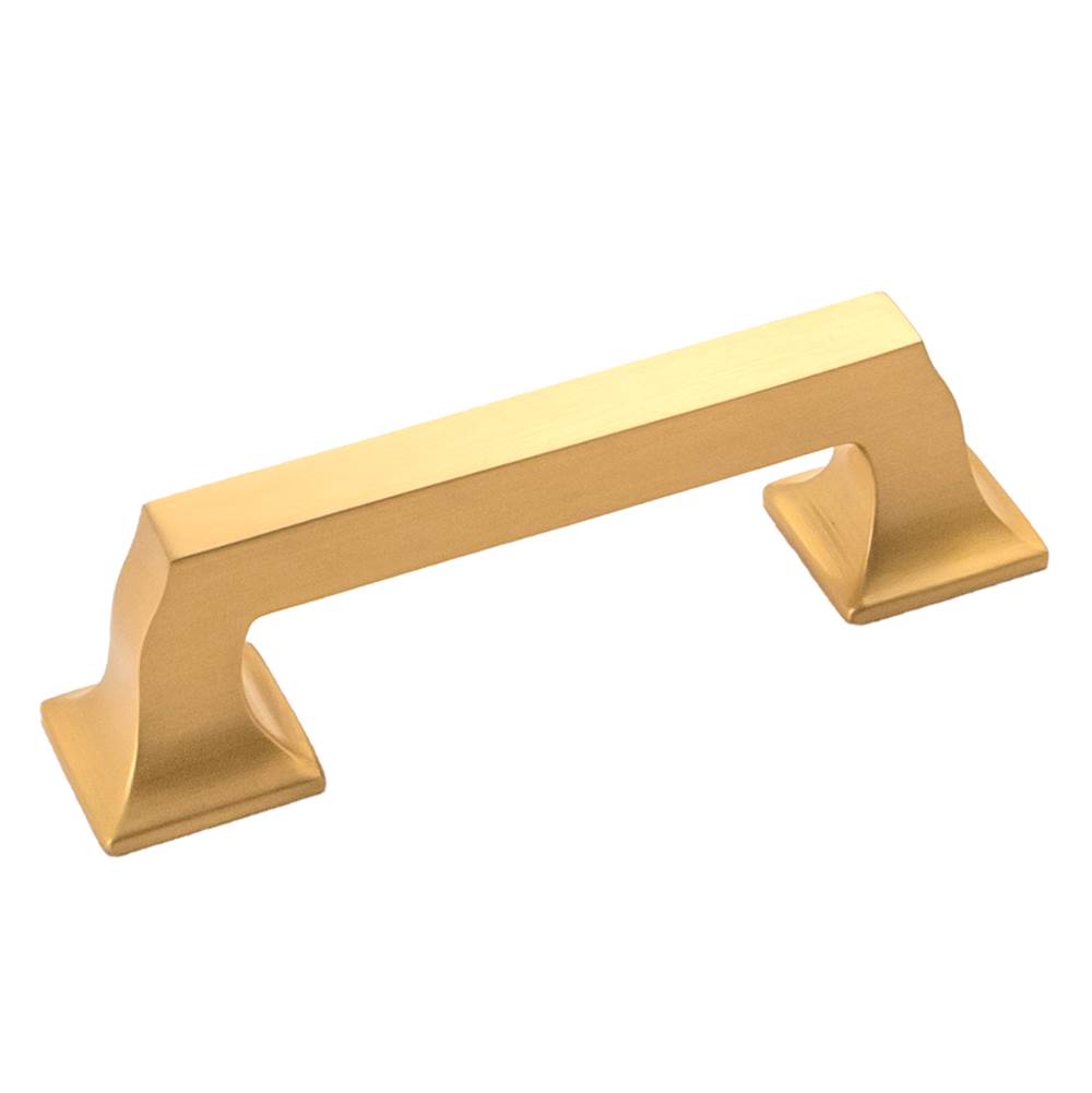 Belwith Keeler Studio II Collection Pull 3 Inch Center to Center Brushed Golden Brass Finish