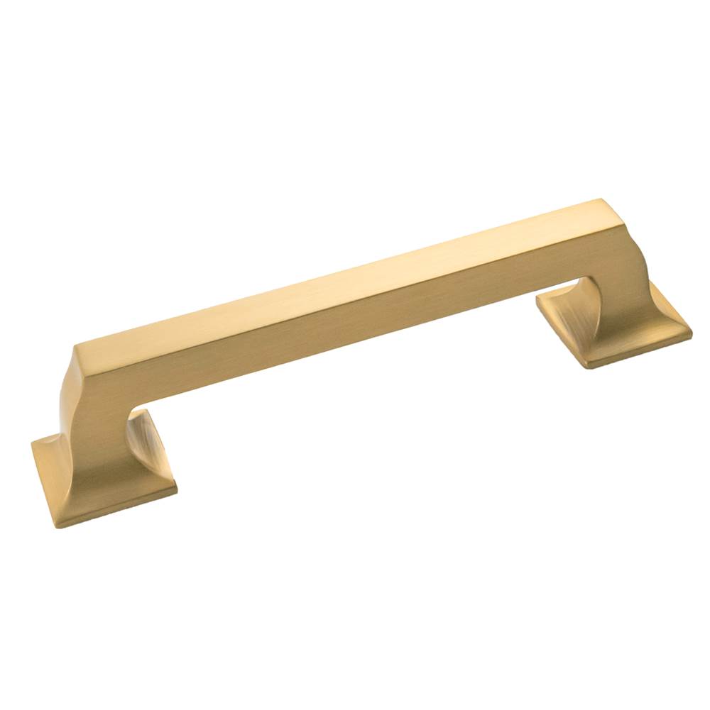 Belwith Keeler Studio II Collection Pull 5-1/16 Inch (128mm) Center to Center Brushed Golden Brass Finish