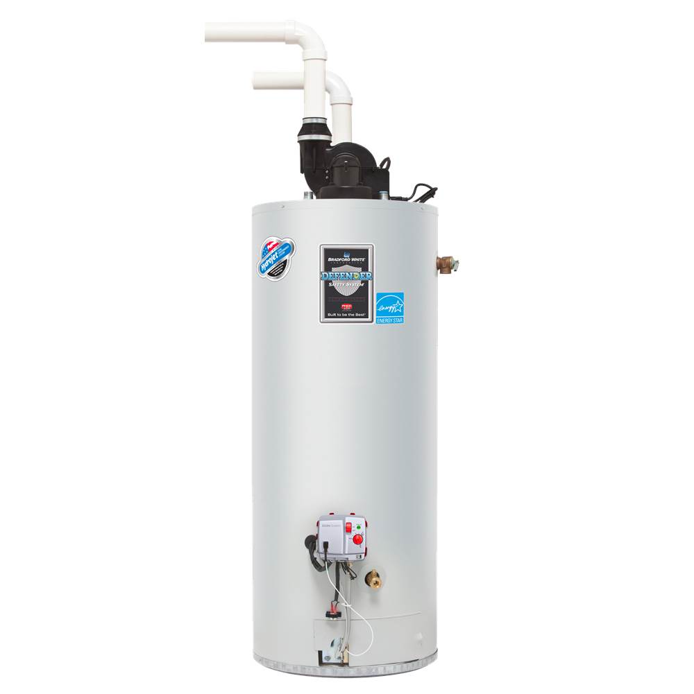 Bradford White ENERGY STAR Certified Defender Safety System®, 48 Gallon High Input Residential Gas (Liquid Propane) Power Direct Vent Water Heater
