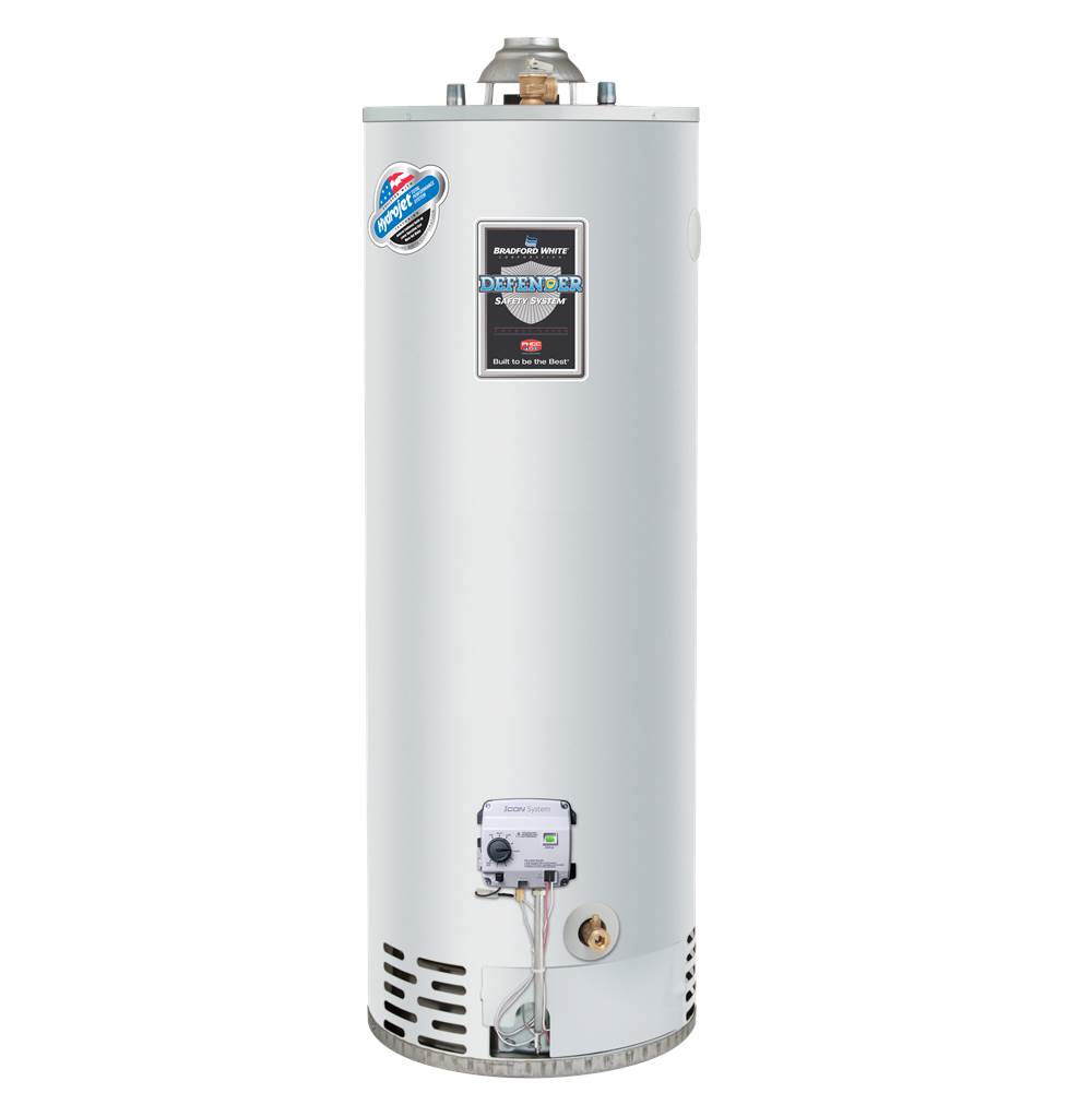 Bradford White Defender Safety System®, 40 Gallon Standard Residential Gas (Natural) Atmospheric Vent Water Heater