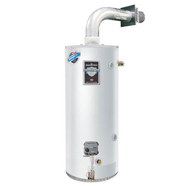 Bradford White 48 Gallon Light-Duty Commercial Gas (Natural) Direct Vent Water Heater with Solid Vent Kit