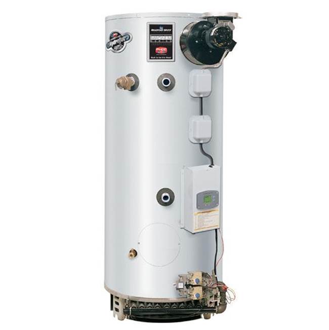 Bradford White 80 Gallon Commercial Gas (Natural) Atmospheric Vent Water Heater with Induced Draft and Electronic Ignition