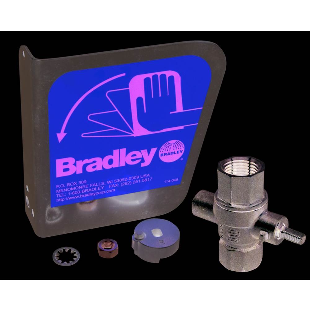 Bradley 1/2'' SS Ball Valve Handle PPK