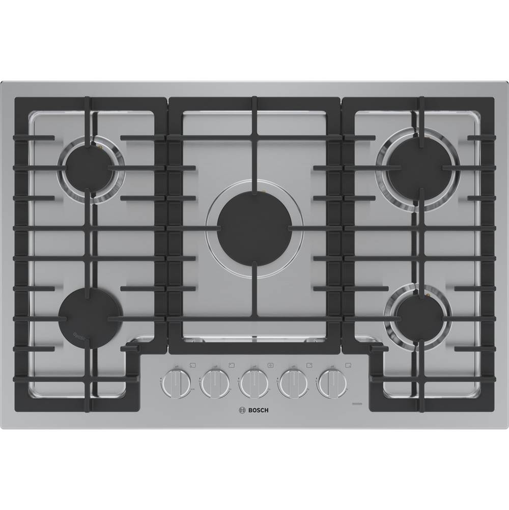 Bosch 24'' Gas Cooktop, 500 Series, Stainless Steel