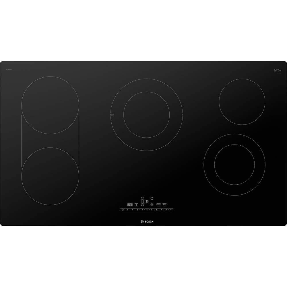 Bosch 30'' Electric Cooktop, Benchmark, Black, Stainless Steel Frame