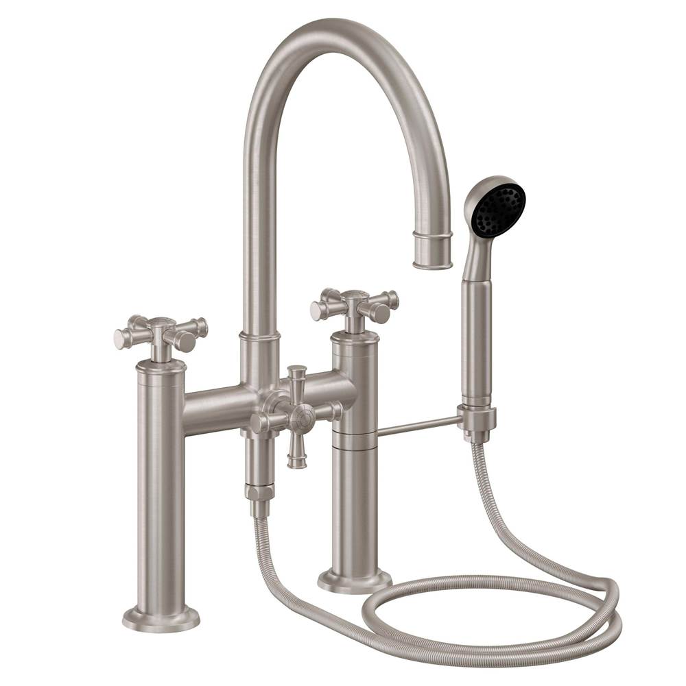California Faucets Deck Mount Tub Filler with Handshower