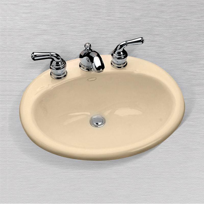 Ceco 19 1/4 x 16 1/4 Oval Lavatory Oval- Self Rimming