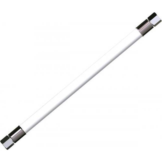Chicago Faucets 6'' WHITE VINYL HOSE ASSEMBLY