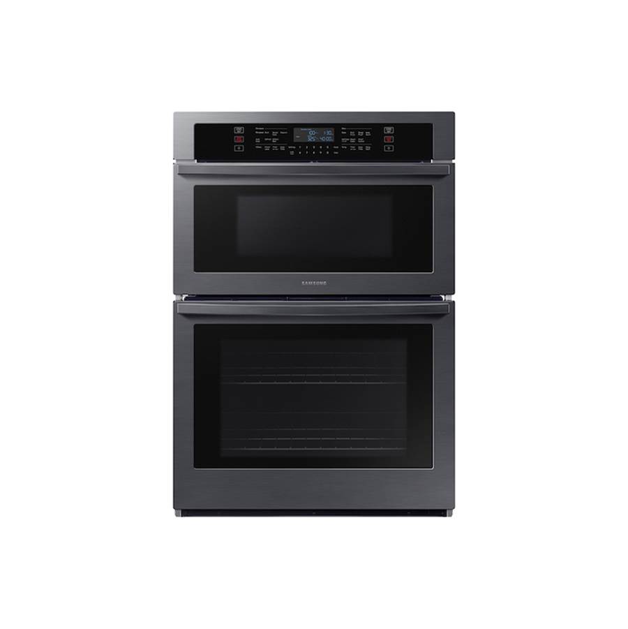 Samsung Microwave Oven Combination, Thermal, Self-Clean Steam Clean, Glass Touch, 2 Wire Racks (Lower), Wi-Fi, 1.9 cu-ft (Upper) 5.1 cu-ft (Lower), 30''