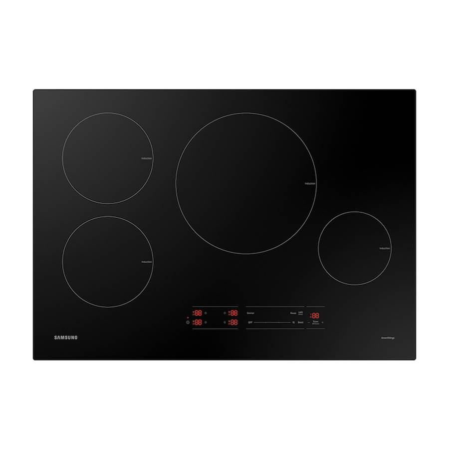 Samsung Induction Cooktop, 30'', 1''-11'' (3800K Boost), 2''-7'' (2300K Boost), 1''-6'' (1500K Boost), Wi-Fi