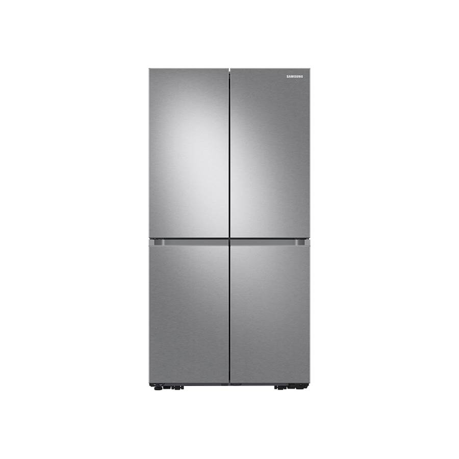 Samsung Smart Flex Counter Depth 4-Door Refrigerator with AutoFill Water Pitcher and a Dual Ice Maker with Ice Bites in Stainless Steel, 23 cu-ft