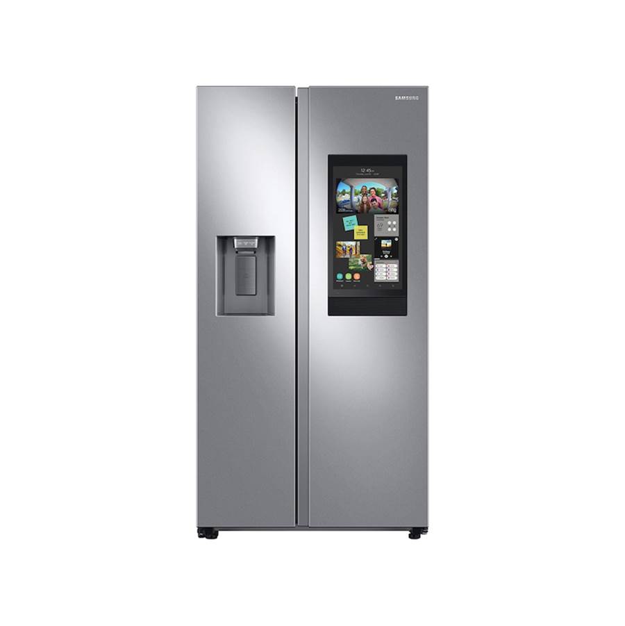 Samsung Counter Depth Side by Side Refrigerator with Family Hub, Stainless, 22 cu-ft