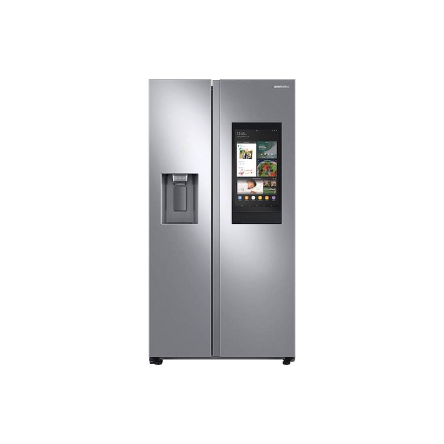 Samsung Side by Side Refrigerator with Family Hub, Stainless, 27 cu-ft