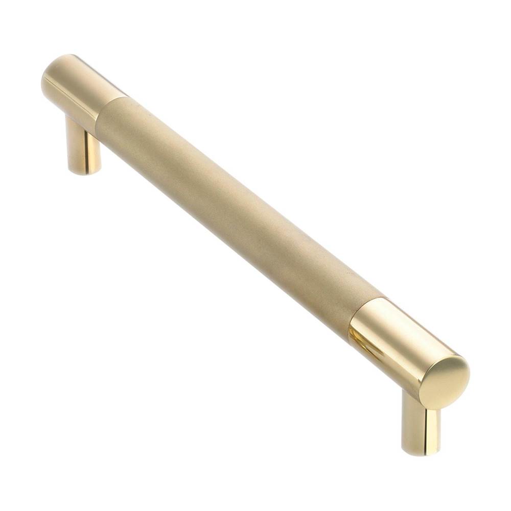 Colonial Bronze Cabinet, Appliance, Door and Shower Door Pull Hand Finished in Satin Brass and Polished Nickel