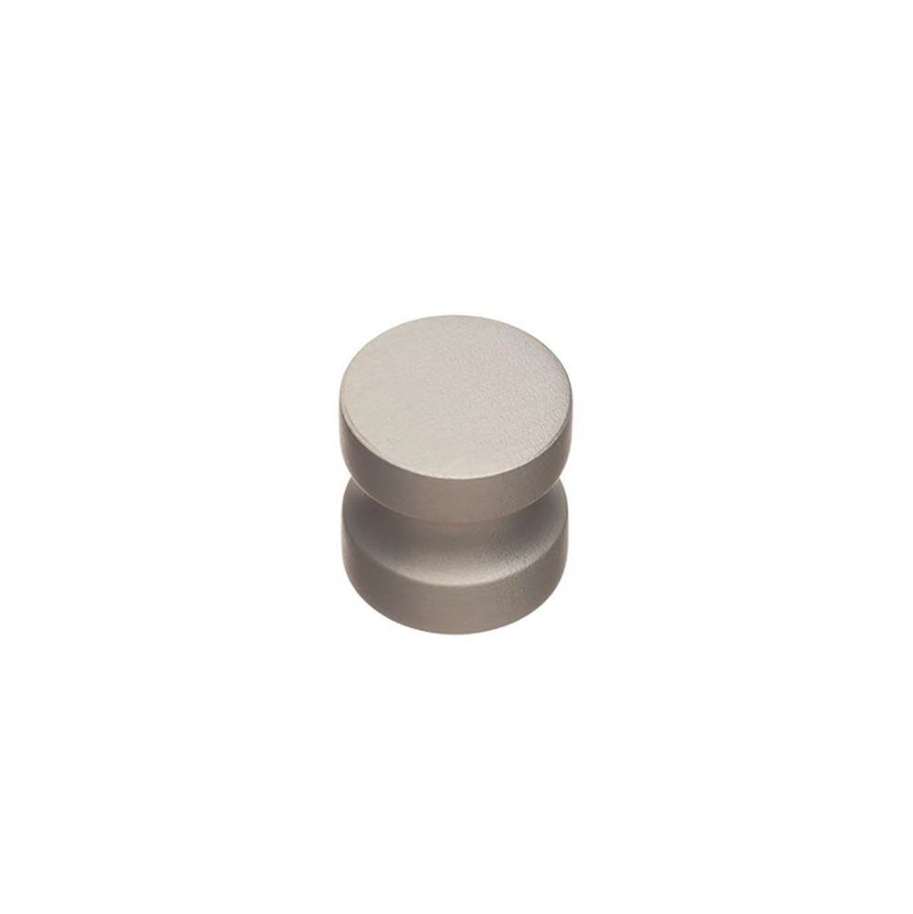 Colonial Bronze Cabinet Knob Hand Finished in Unlacquered Polished Brass, with 1/4-20 screw