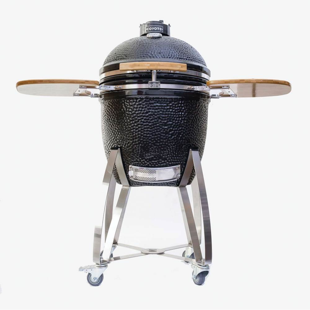 Coyote Outdoor Living Smoker with Stand and Side Shelves