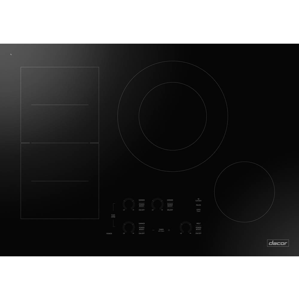 Dacor 30'' Induction Cooktop 4 Elements, Frameless, 3-Side Bevel