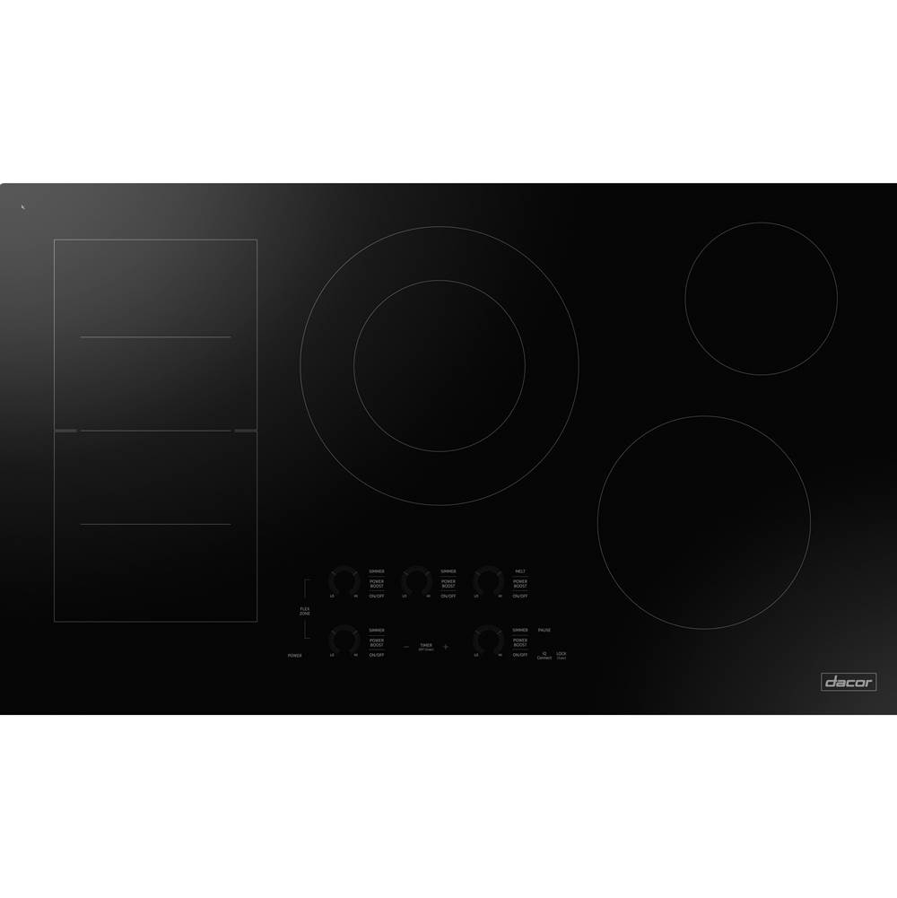 Dacor 36'' Induction Cooktop 5 Elements, Frameless, 3-Side Bevel