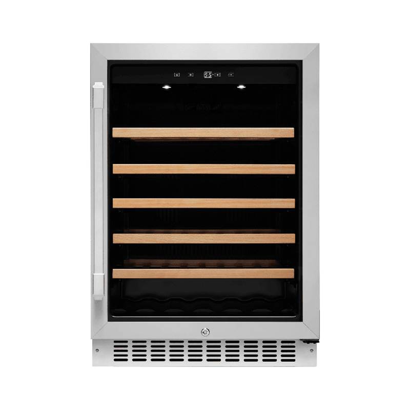 Dacor 24'' Wine Cellar Dual Zone, Silver, Right, Handle Required