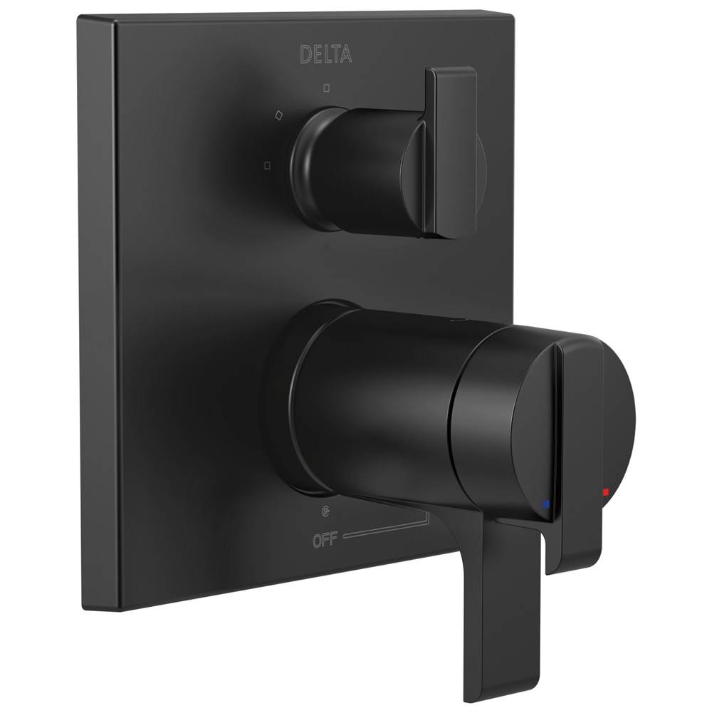 Delta Faucet Ara® Angular Modern TempAssure® 17T Series Valve Trim with 3-Setting Integrated Diverter