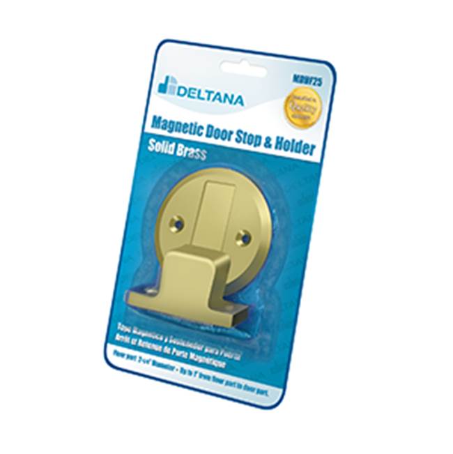 Deltana Magnetic Door Holder Flush 2-1/2'' Diameter Blister Pack