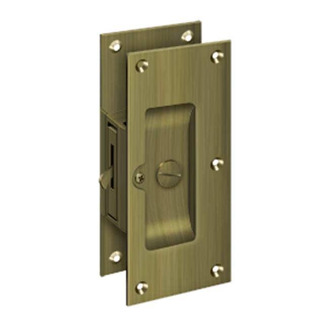 Deltana Decorative Pocket Lock 6'', Privacy