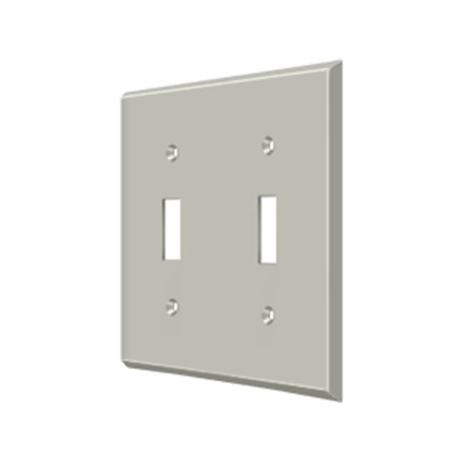 Deltana Switch Plate, Double Standard