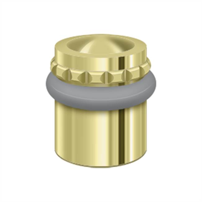 Deltana Round Universal Floor Bumper Pattern Cap 1-5/8'', Solid Brass