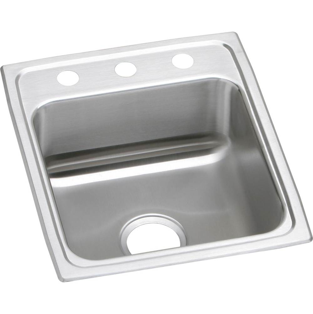 Elkay Lustertone Classic Stainless Steel 15'' x 22'' x 7-5/8'', 2-Hole Single Bowl Drop-in Sink