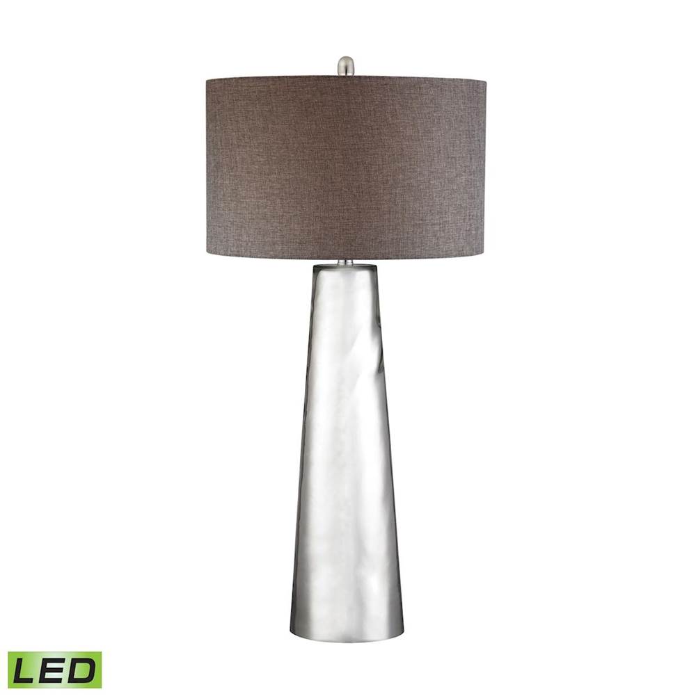 Elk Home Tapered Cylinder 37.5'' High 1-Light Table Lamp - Silver Mercury