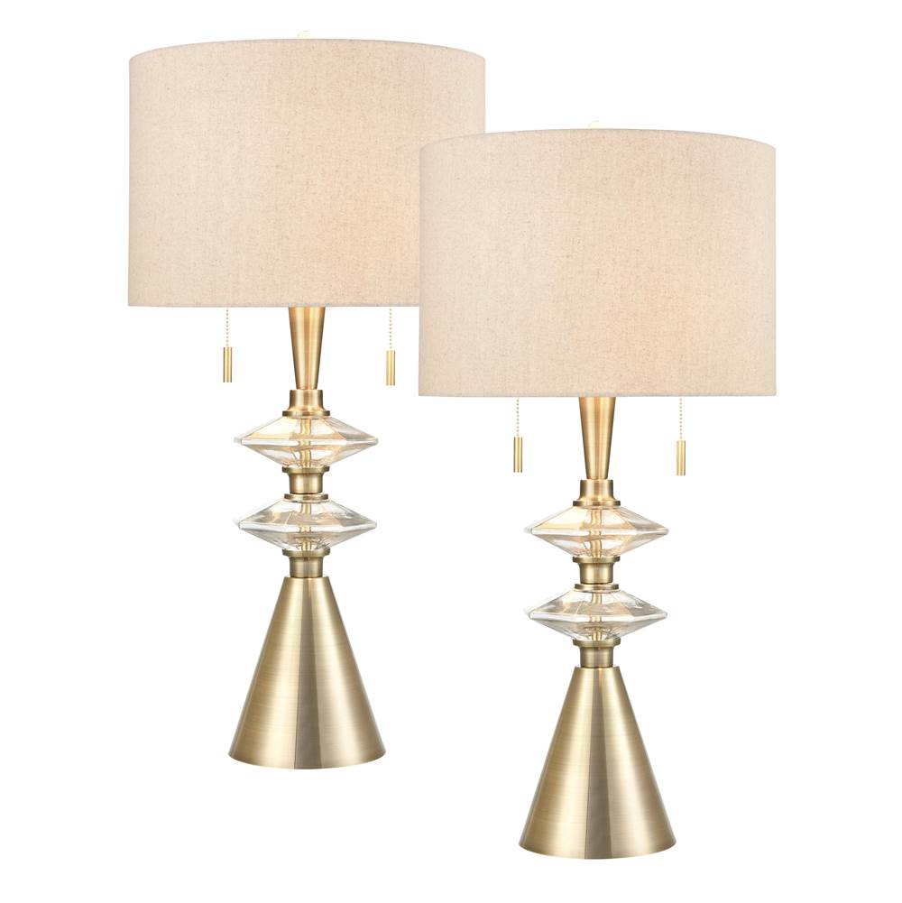 Elk Home Annetta Table Lamp - Set of 2 Brass