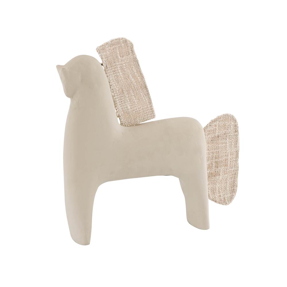 Elk Home Amigo Horse Object - Cream