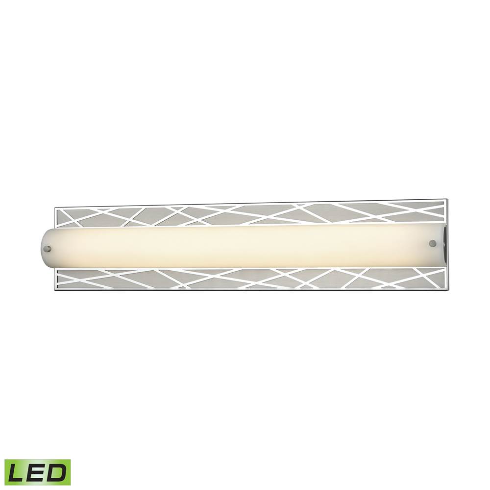 Elk Lighting Captiva 1-Light Vanity Sconce in Polished Stainless and Matte Nickel With Diffuser - Integrated LED