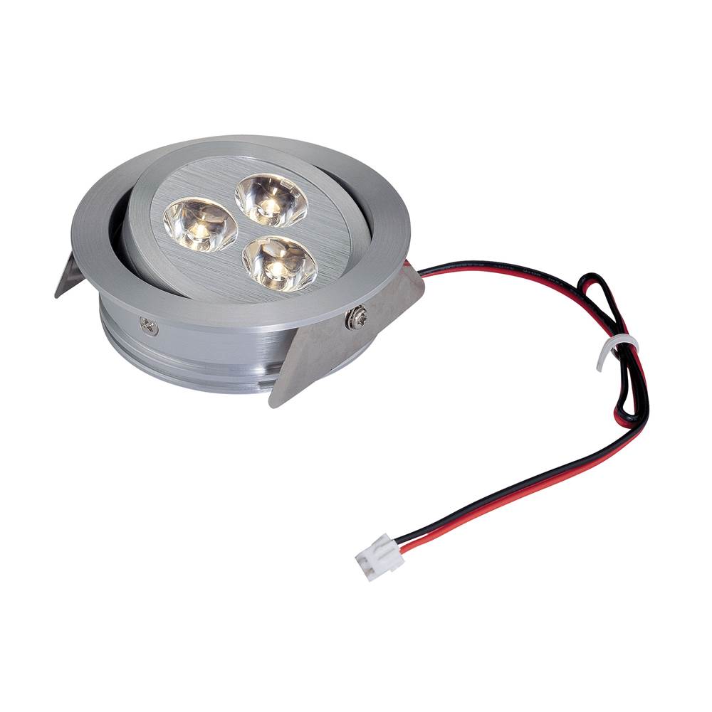 Elk Lighting Tiro 3-Light Directional Downlight in Brushed Aluminum With Clear Acrylic Diffuser - Integrated LED