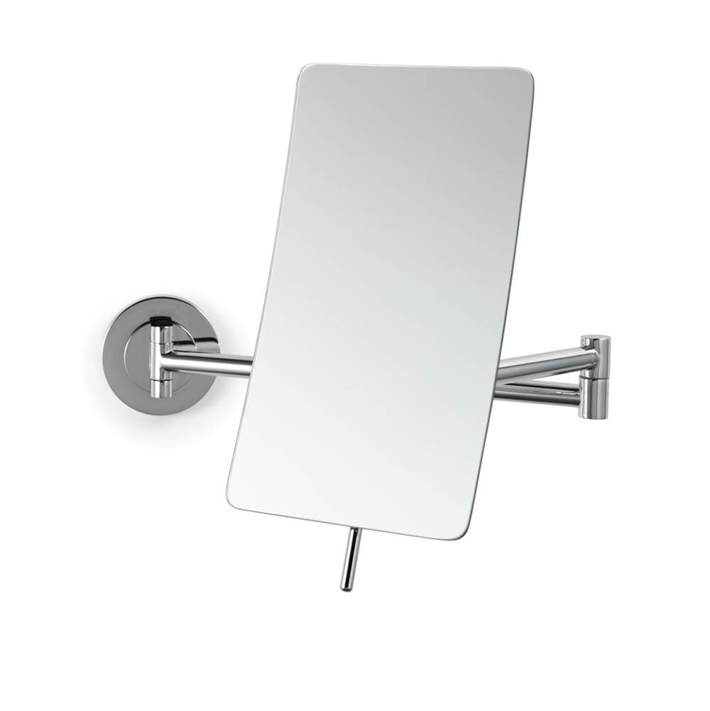 Electric Mirror Contour Wall Mounted Makeup Mirror in Polished Chrome Finish