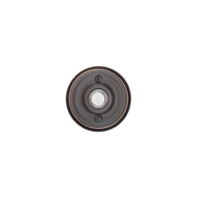 Emtek Brass Doorbell, Rectangular Rosette, US3NL