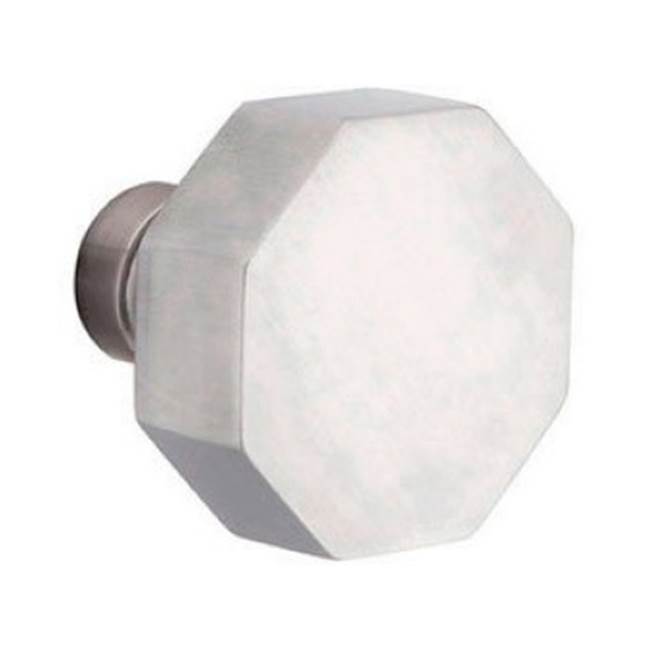 Emtek Concealed, Passage, Stainless Steel Square Rosette, Stainless Steel Octagon Knob, SS