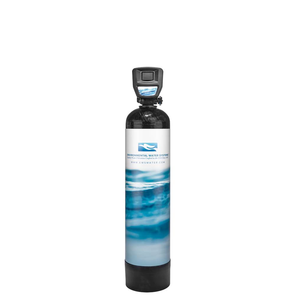 Environmental Water Systems EWS Series Whole Home Water Filtration System Plus Conditioning, 1-1/2'' valve option with Stainless Steel Cover