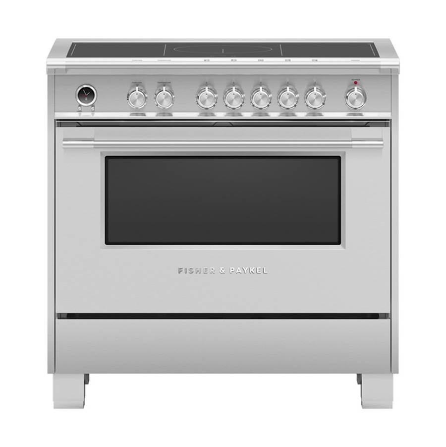 Fisher & Paykel 36'' Range, 5 Zones with SmartZone, Self-cleaning, Stainless Steel
