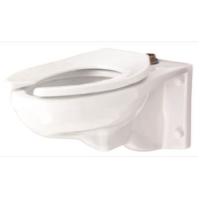 Gerber Plumbing North Point 1.1/1.28/1.6gpf Elongated Wall Hung Top Spud Bowl 5 1/4'' or 7 1/4'' Vertical Rough-In White